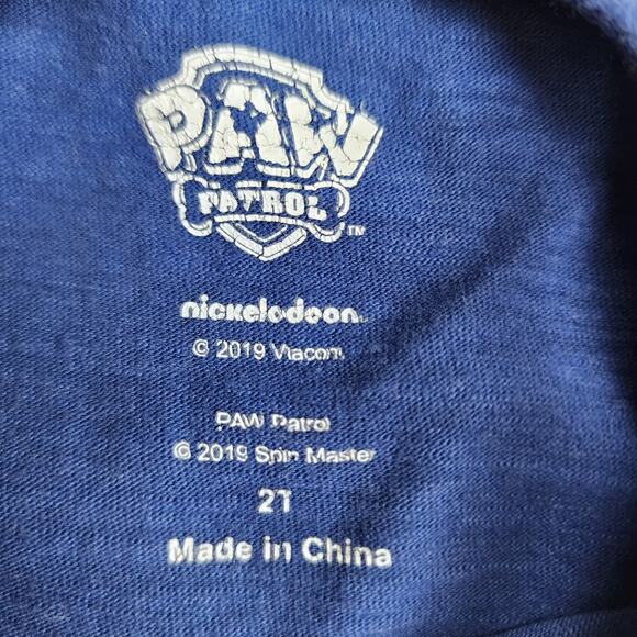 Nickelodeon Paw Patrol Blue Graphics Character Tank Top Toddler Boy's Size 2T - Picture 4 of 4